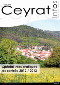 Ceyrat Infos Septembre 2012