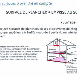 Urbanisme : surfaces