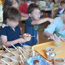 Atelier glaces dans les cantines