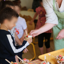 Atelier glaces dans les cantines