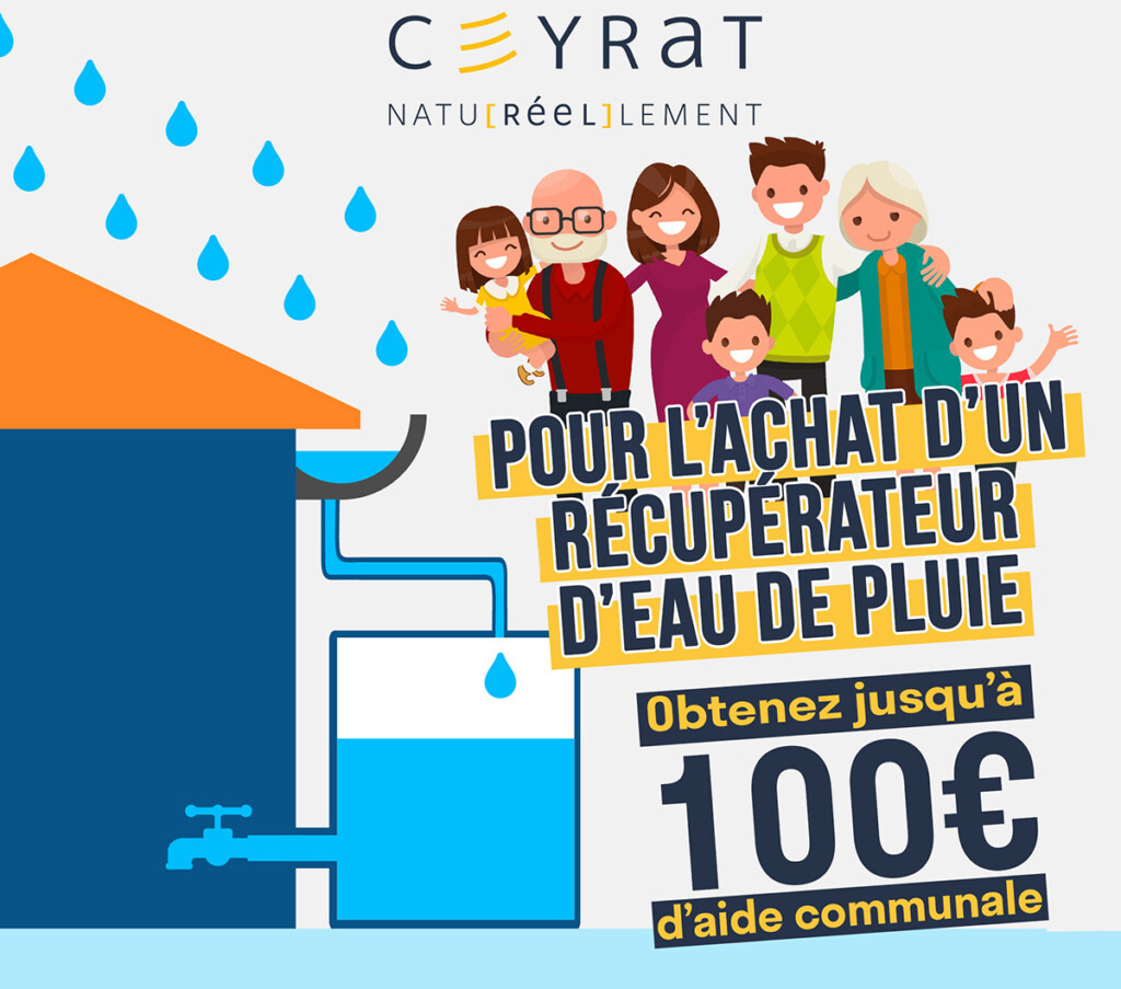 Aide à l'achat d'un récupérateur d'eau de pluie (Fin des demandes