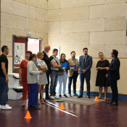 La cantine du collège délocalisée au gymnase COSEC