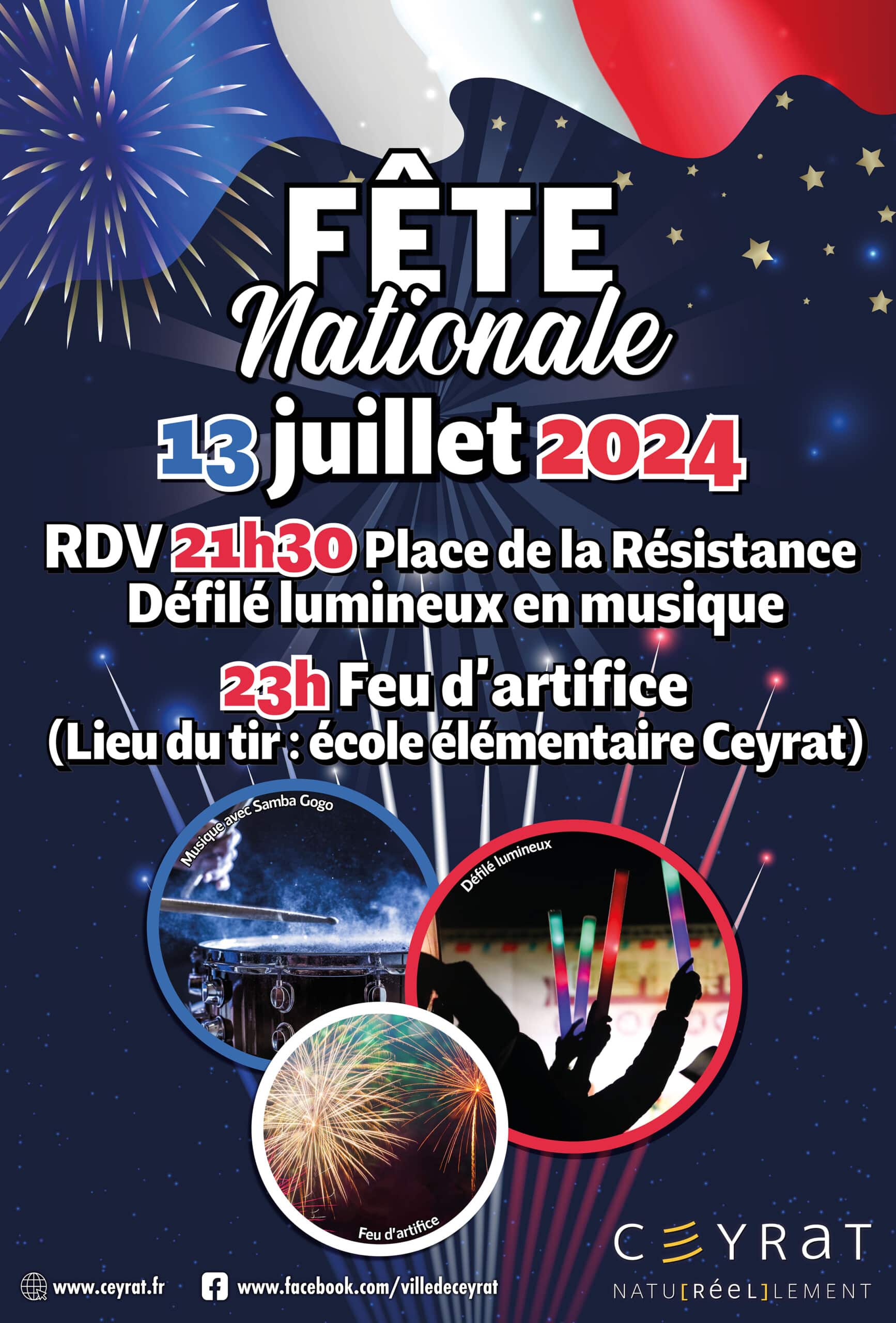 Festivités le 13 juillet pour la Fête Nationale – Ville de Ceyrat
