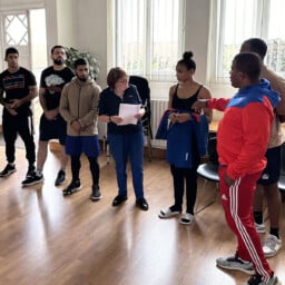 Lutteurs olympiques en préparation aux Jeux Olympiques de Paris 2024 à l'Artenium à Ceyrat